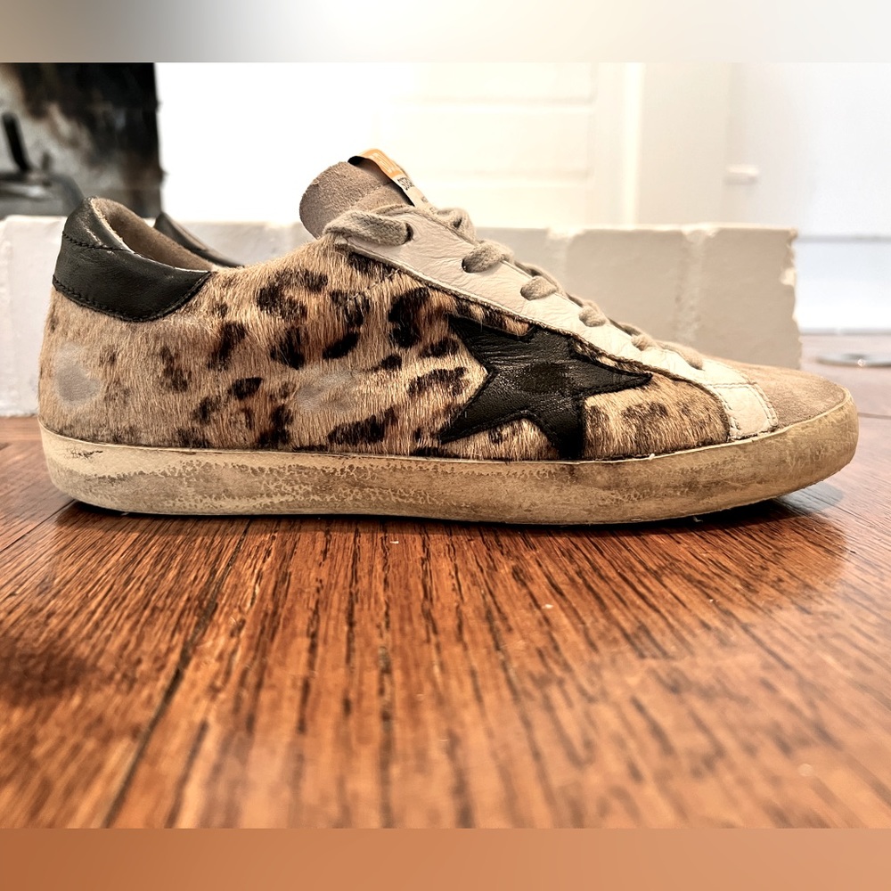 Leopard Golden goose Superstars 37